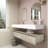 Alysa 60''Wall-Mounted Double Bathroom Vanity Set-71095544