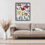 Cadre flottant fleurs primaires, conception par Annabelle Hall-2114309730-2114309731