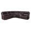 Canapé modulaire inclinable en faux cuir Boyland