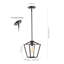 Jocelynn 1 - Light Oil Rubbed Bronze Lantern Pendant