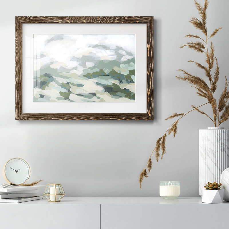 Verdant Hillside I Framed On Paper Print, Noyer, H 22 po x l 32 po x P 1,5 po