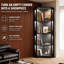 Glass 60 cm W Display Cabinet with Lighting