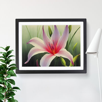 Epic Lily Flower - Framed Print