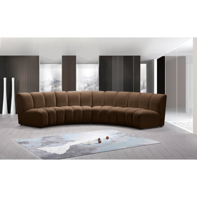 Canapé modulaire en velours Infinity