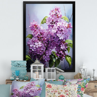 Lilacs Flow Grace III, reproduction d'art sur toile