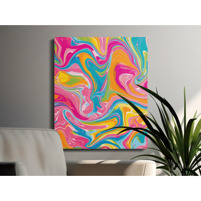 Deeko Wrapped Canvas Print