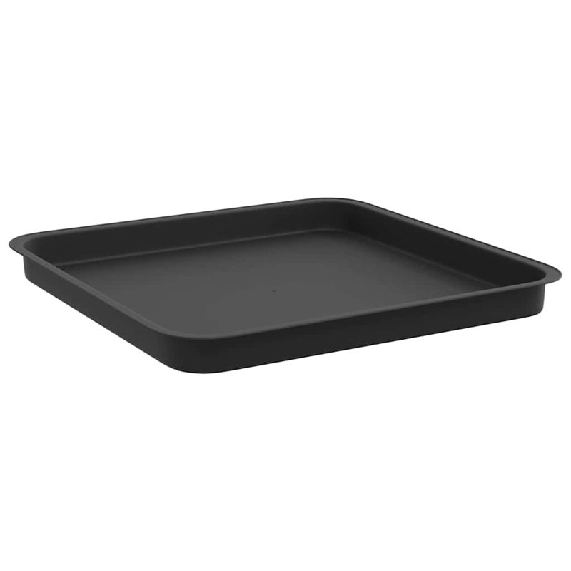 Plant Stand, 2.5cm H x 36cm W x 36cm D, Black