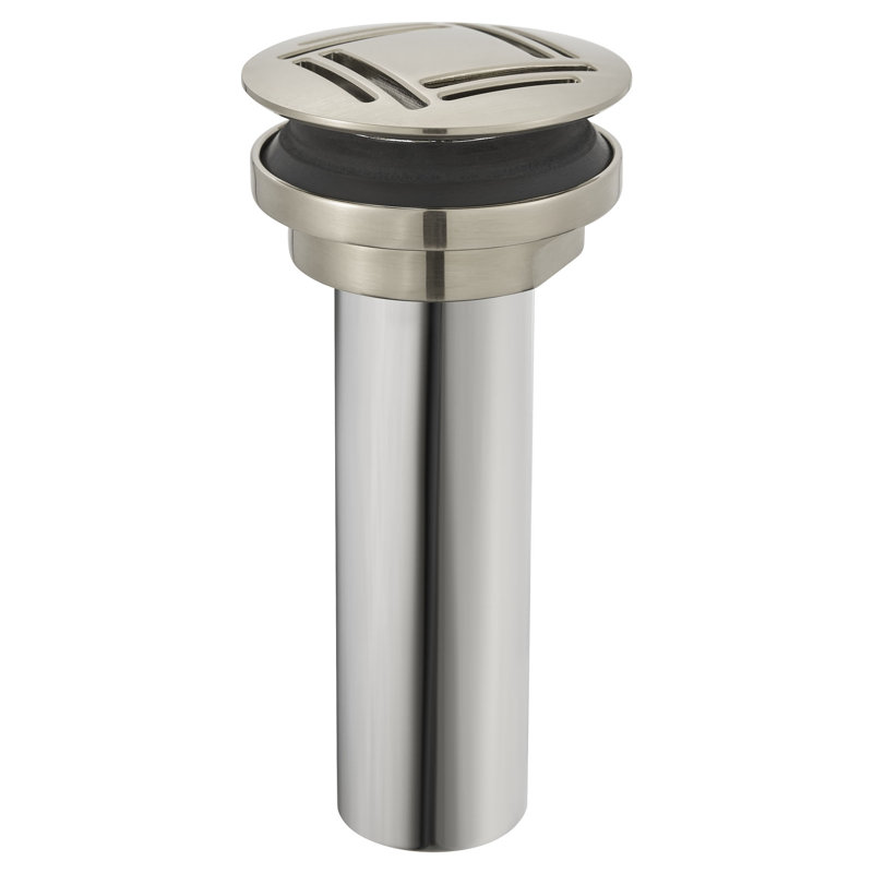 Belshire Grid Drain, Brushed Nickel