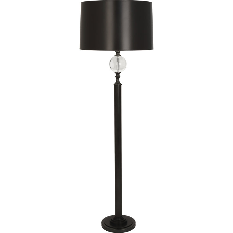 Lampe sur pied traditionnelle 62,9 po Celine, Noir