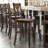 Commercial Grade Solid Wood Modern Farmhouse Cross Back Dining Stool with Footrest-236123759-218871160-218871157
