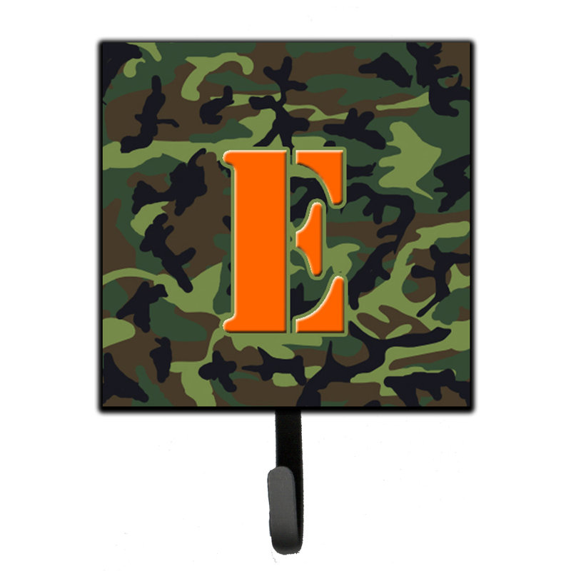 Crochet mural camo monogramme, X