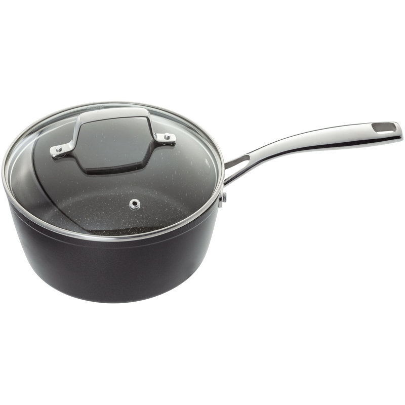 Rocktanium Non-Stick Aluminum Saucepan, 2.1 L
