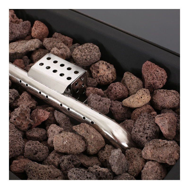 56" RECTANGLE MGO FIRE PIT - 50 000 BTU