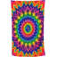 Serviette de plage colorée en microfibre colorée pour homme Mandala