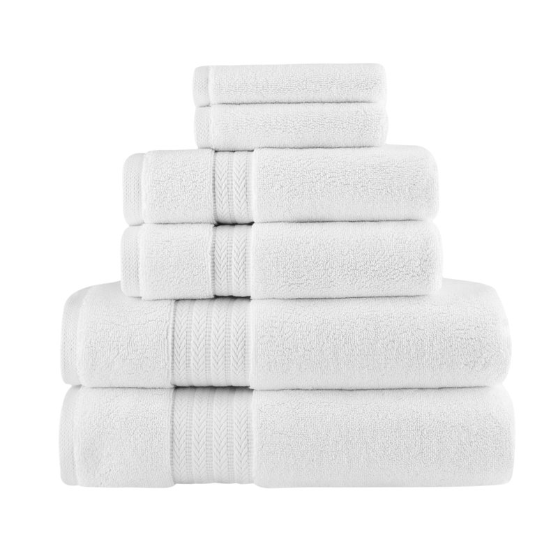 Ensemble de serviettes 6 pièces Ultimate Dense, Blanc