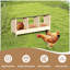Triple Nesting Box For Chickens-solid Pine Wood