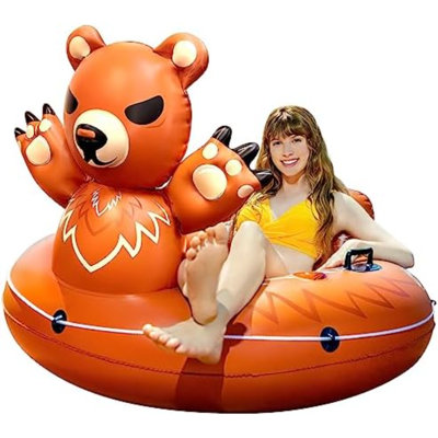 2026 New & Upgraded Heavy Duty River Tube Inflatable, Premium Water Float To Lounge Above Lake And River, Outdoor Water Raft Sport Fun, Recreational Use