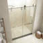 Porte de douche coulissante simple sans cadre de 56 à 60 po x H 76 po avec verre transparent-102079239