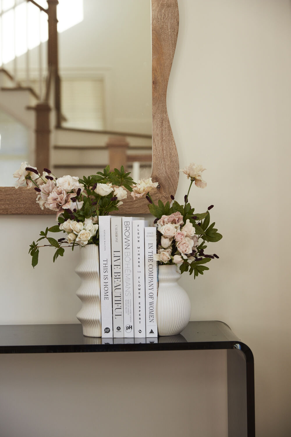 Ceramic Vase Decorative Bookends