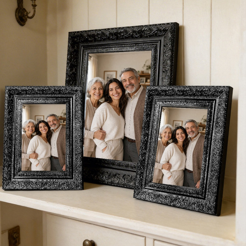 Cadre photo 8 "x 10" noir 1PC