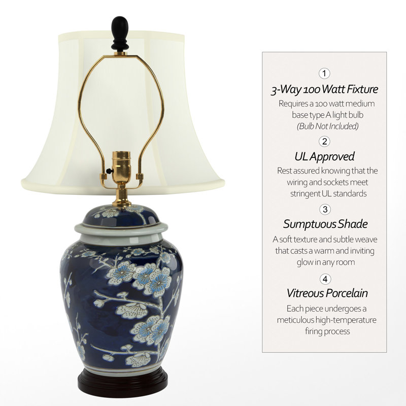 Cherry Blossom 22.5" Table Lamp