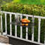 Balancelle de balcon avec crochets réglables et support pour plante