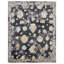 Timeless Fusion Hand Knotted Wool Abstract Area Rug in Black-380049235