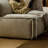 Armless Cotton Linen Straight Sofa