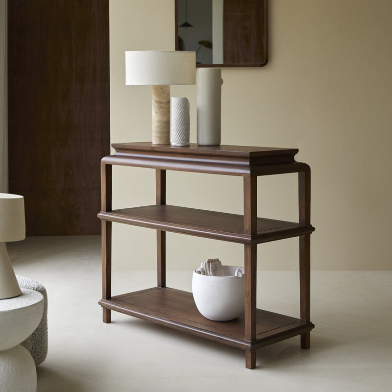 Achille Solid Wood Console Table, 35.43" H x 40.55" W x 16.93" D