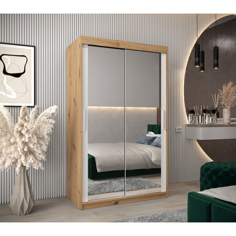 Abb 2 Door Manufactured Wood Wardrobe, Artisan Oak
