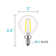 Equivalent E12/Candelabra Dimmable LED Bulb