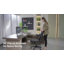Chaise de bureau ergonomique en cuir Marama avec accoudoirs rabattables-222915802