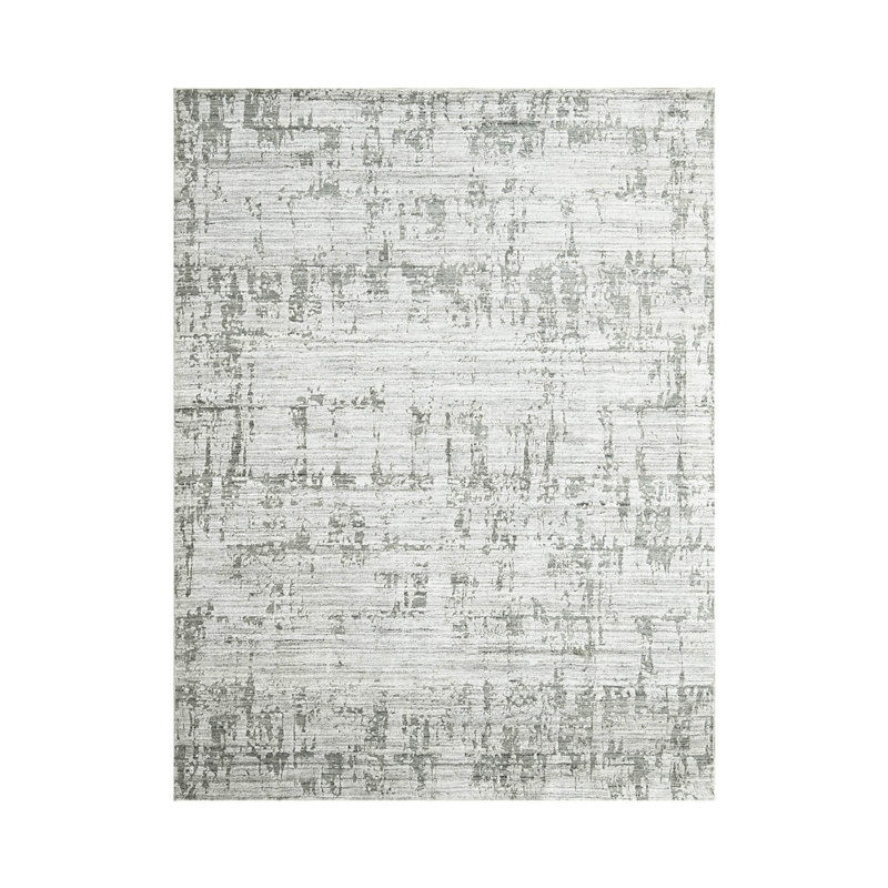 Tapis rectangulaire en laine 7 pi 10 po x 9 pi 10 po One-of-a-Kind