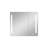 Black LED Mirror Medicine Cabinet Surface
