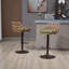 Tabourets de bar pivotants de style moderne (ensemble de 2) chaises à hauteur de comptoir réglable avec repose-pieds-1978923905