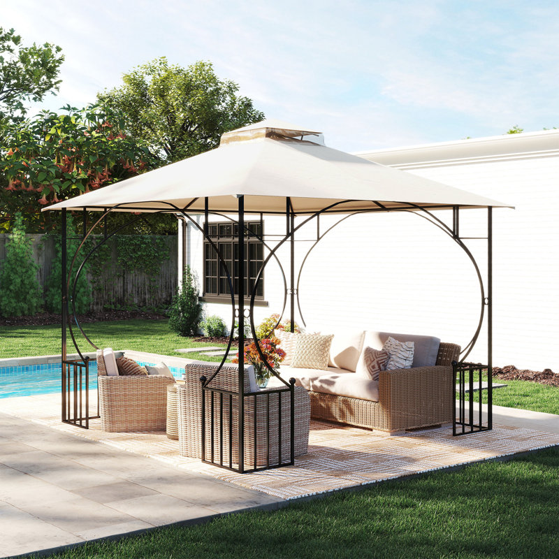 Outsunny Beige Polyester Roof for Gazebo