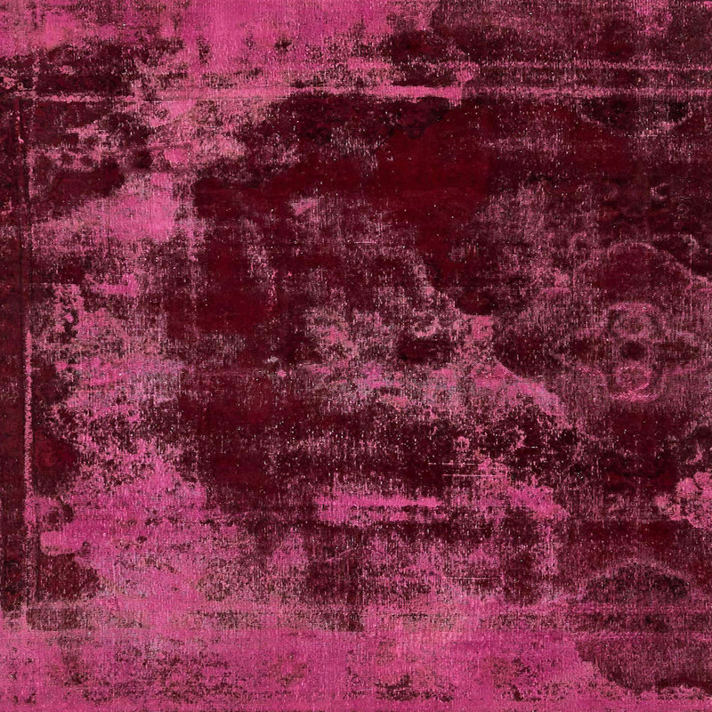 Tapis décoratif multicolore à motif abstrait, Carré 3 pi