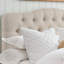 Tête de lit tapissier, tête de lit en bois massif avec pieds en bois, tête de lit en tissu au design moderne-590070121-590070116