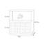 Réservoir d'aquarium rectangulaire simple brun-103233997