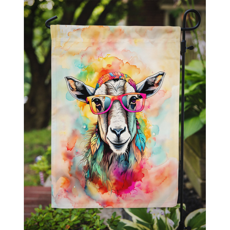 Drapeau de jardin hippie