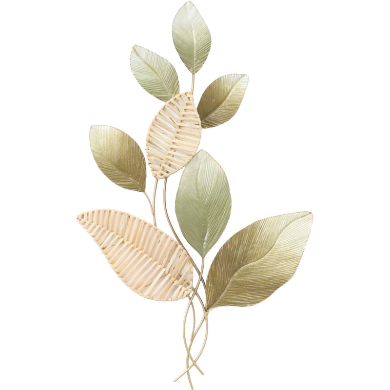 Leafy Wall Sculpture Metal Wall Décor - 20" x 33"