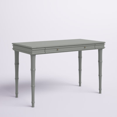 Modern Charboneau Writing Desk – Elegant Solid Wood with Tapered Legs & Soft-Close Drawer for Home