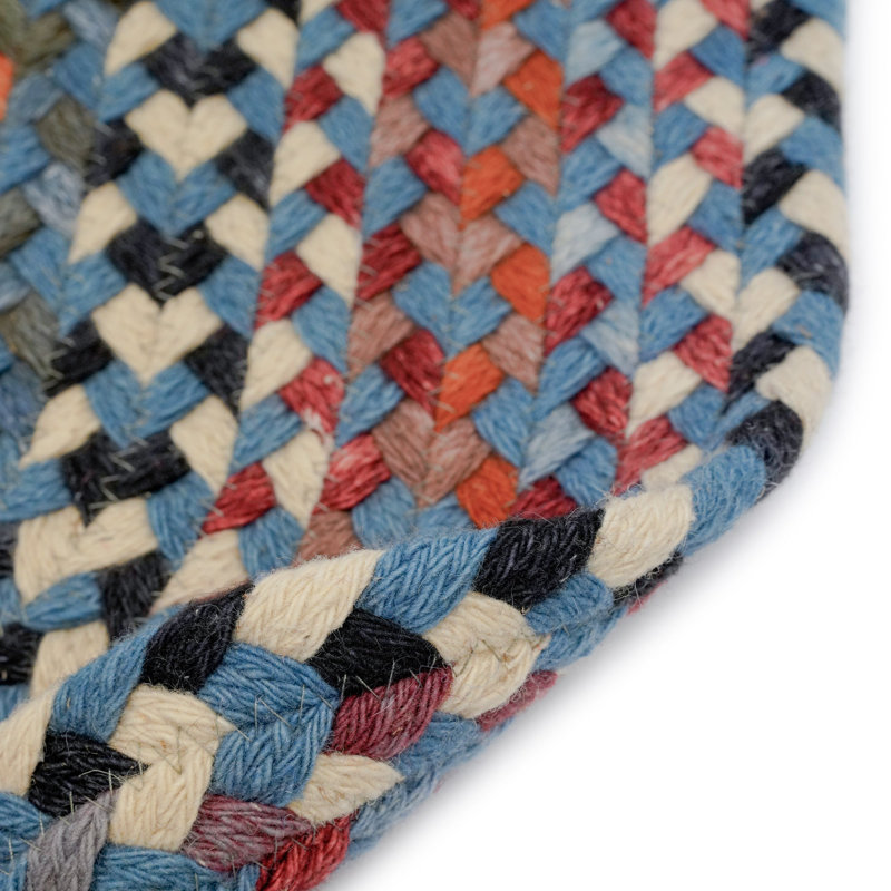 Jameown Wool Indoor Rug, Oval 24" x 36"