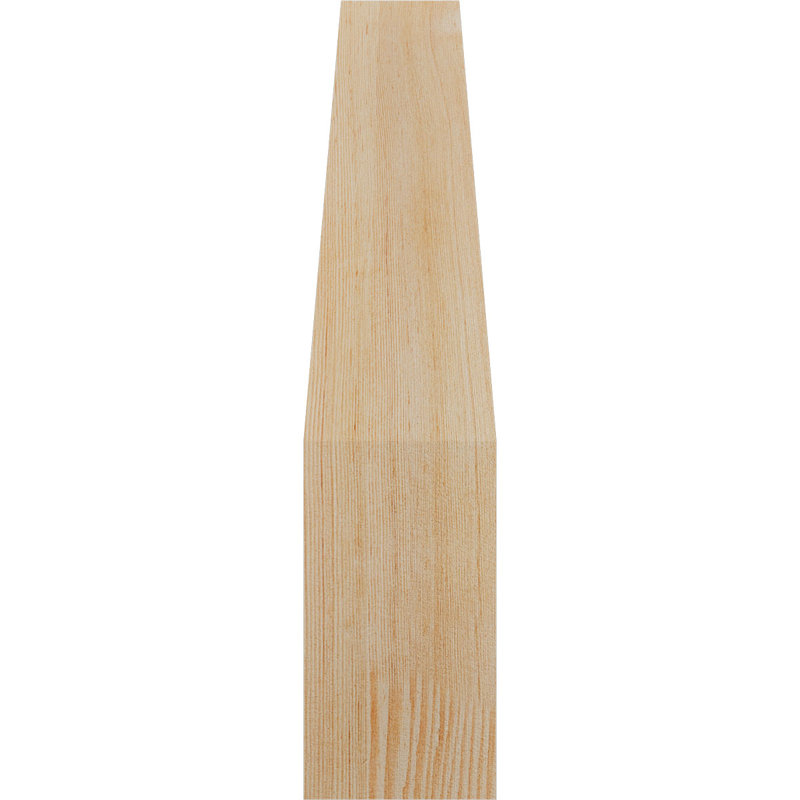 Attelle de genou Funston, Sapin de Douglas, Lisse, H 18 po x l 3,5 po x P 14 po