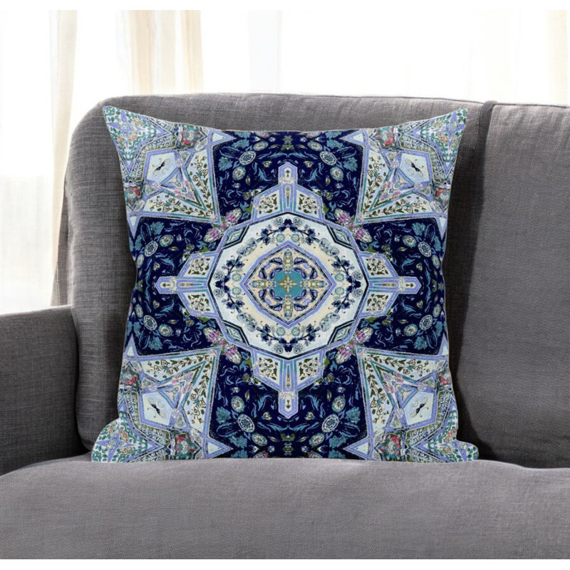 Coussin 20 po, Indigo