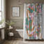 Artistic Boho Petals - Rideau de douche standard 1 pièce-770812156