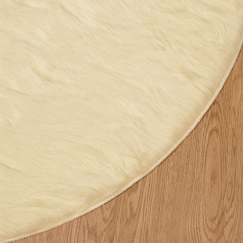 Solid Colour Standard Area Rug, Round 160 cm