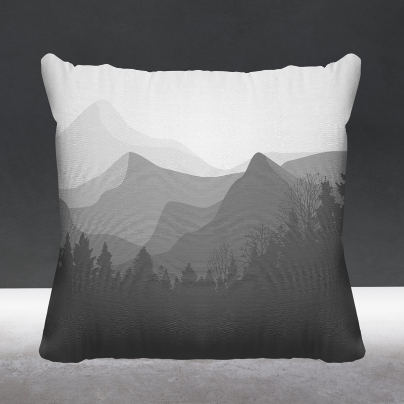 Coussin intérieur / extérieur Andor, L 15 po x H 15 po, Gris