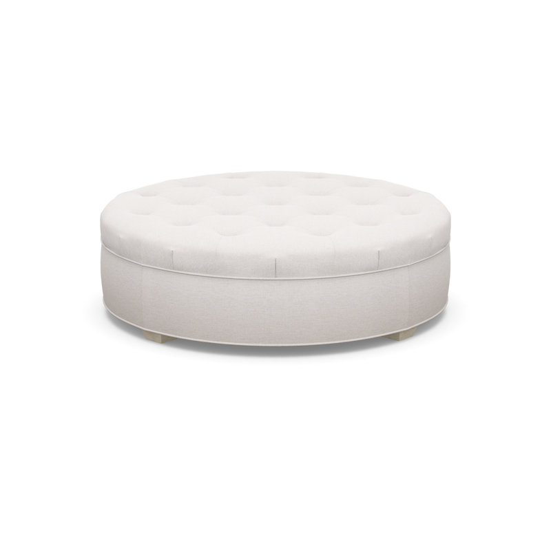Round Ottoman, 7064-88, Sandstone