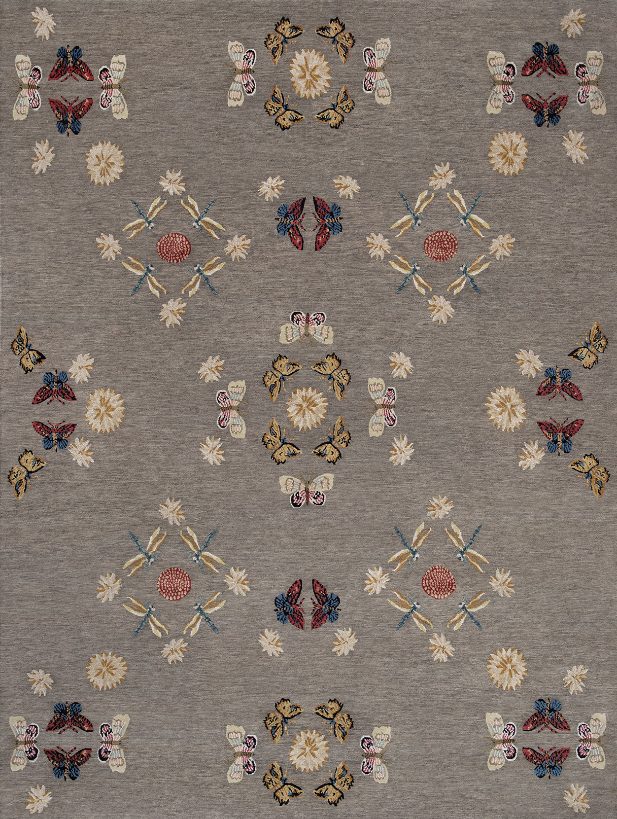 New Rugs Signag New Moon Rugs La Danse Southwestern Hand-Knotted Wool/Silk Area Rug in ...